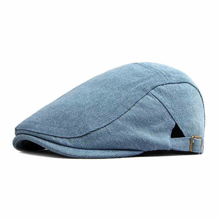 Klassische verstellbare Golf-Baskenmütze aus Denim