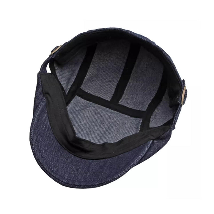 Klassische verstellbare Golf-Baskenmütze aus Denim