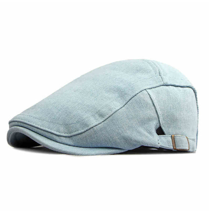 Klassische verstellbare Golf-Baskenmütze aus Denim
