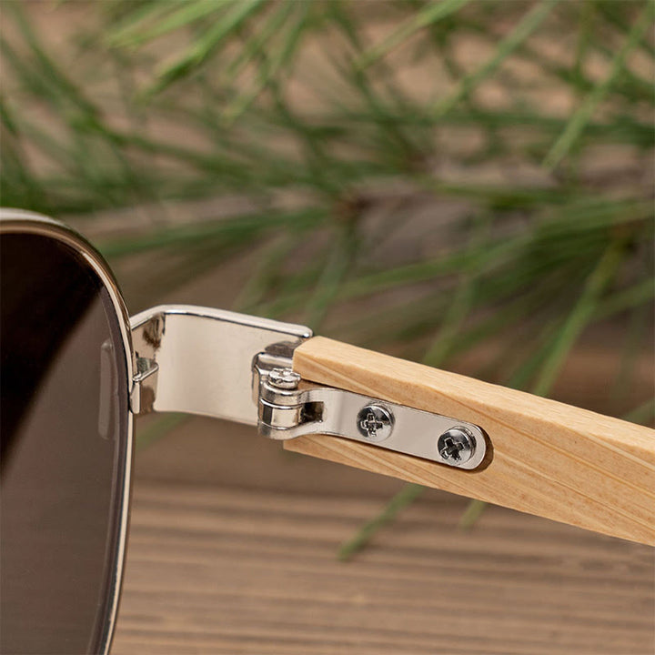 Outdoor Sonnenbrille benutzerdefinierte Name Holzetui