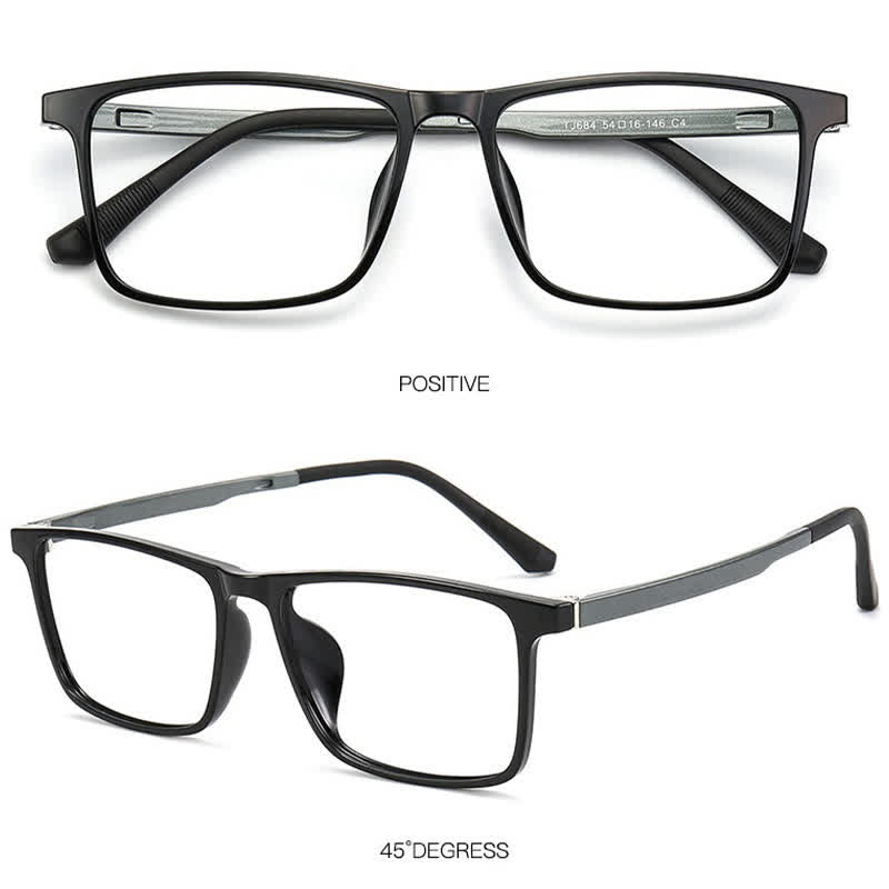 3-teilige Sonnenbrille mit magnetischen Clip-On-Objektiven und Brillenrahmen