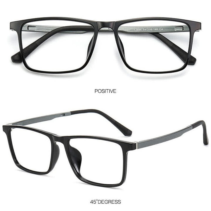 3-teilige Sonnenbrille mit magnetischen Clip-On-Objektiven und Brillenrahmen
