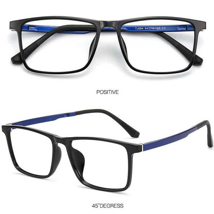 3-teilige Sonnenbrille mit magnetischen Clip-On-Objektiven und Brillenrahmen