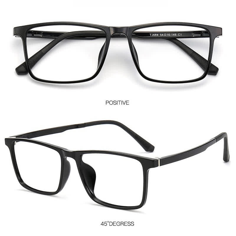 3-teilige Sonnenbrille mit magnetischen Clip-On-Objektiven und Brillenrahmen