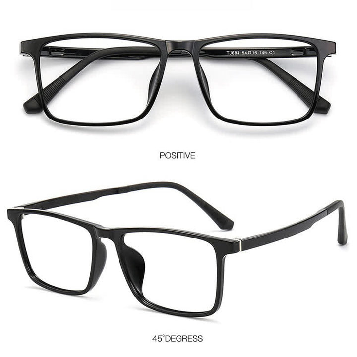 3-teilige Sonnenbrille mit magnetischen Clip-On-Objektiven und Brillenrahmen