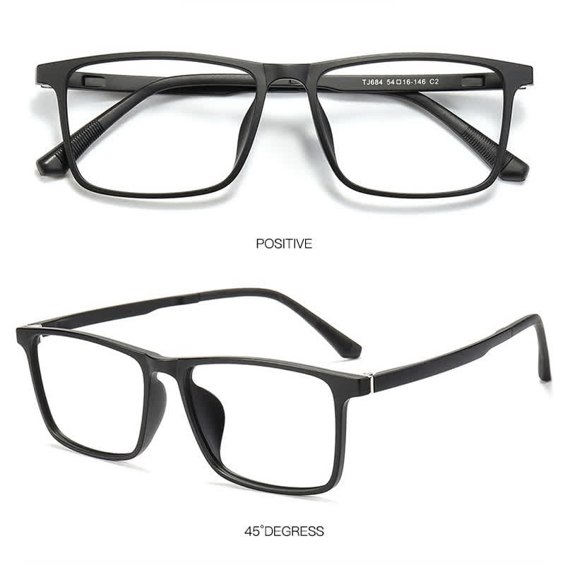 3-teilige Sonnenbrille mit magnetischen Clip-On-Objektiven und Brillenrahmen