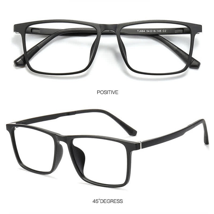 3-teilige Sonnenbrille mit magnetischen Clip-On-Objektiven und Brillenrahmen