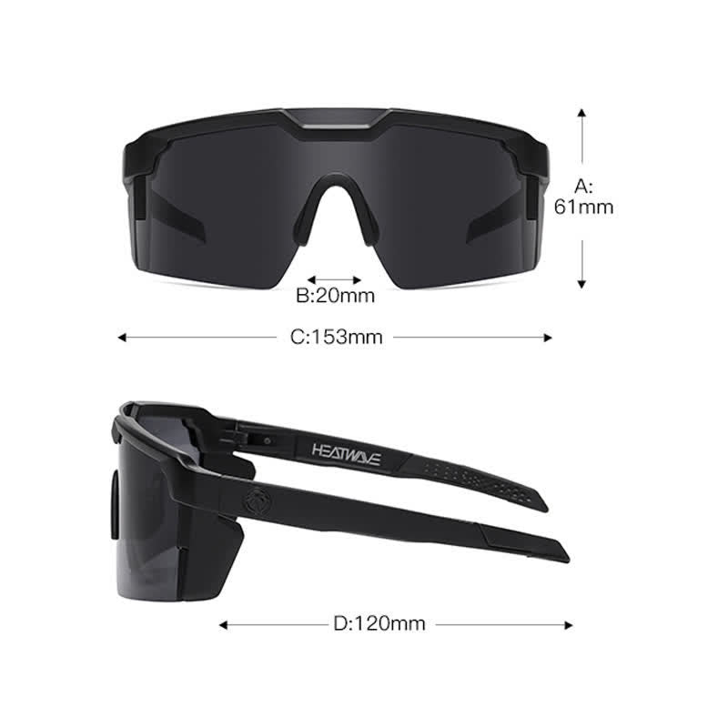 Coole Outdoor-Fahrrad-Pilotenbrille mit Sonnenschutz