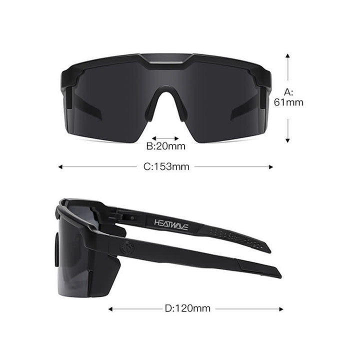 Coole Outdoor-Fahrrad-Pilotenbrille mit Sonnenschutz
