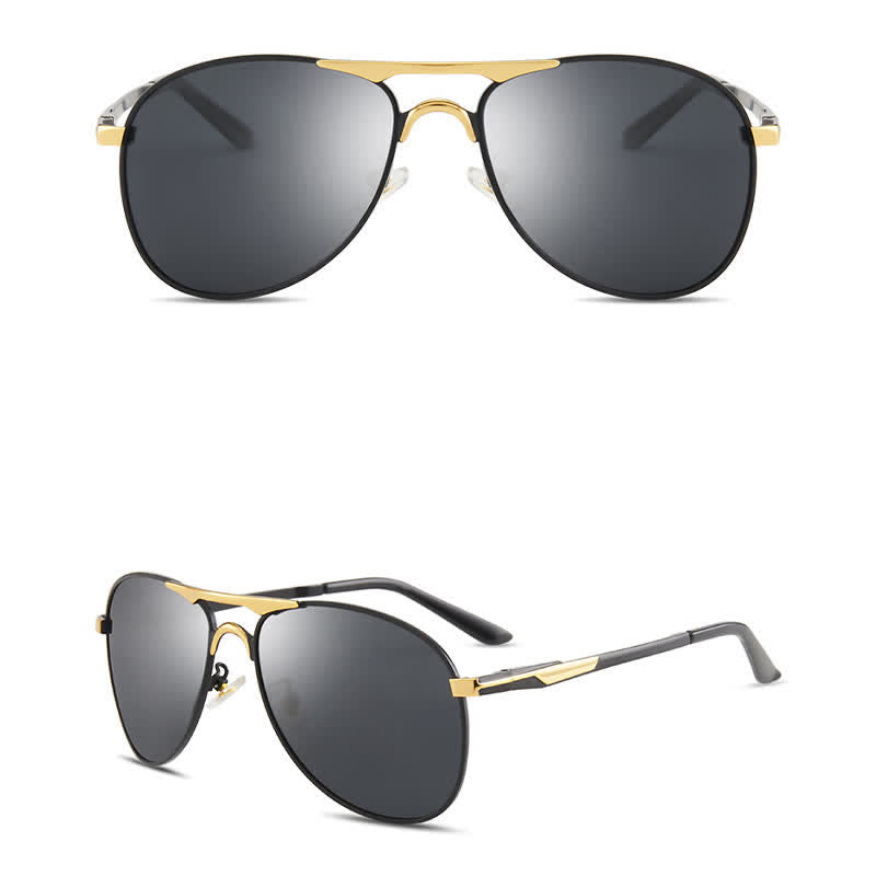Polarisierte Sonnenbrille aus Metall zum Autofahren und Angeln