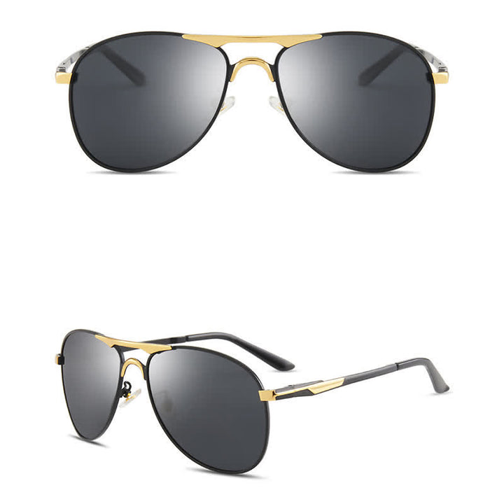 Polarisierte Sonnenbrille aus Metall zum Autofahren und Angeln
