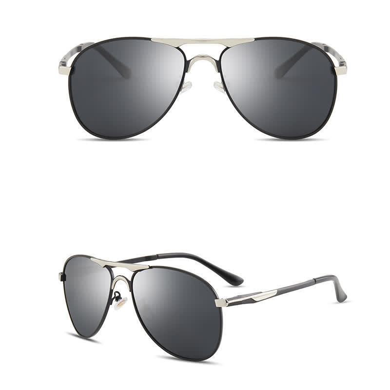 Polarisierte Sonnenbrille aus Metall zum Autofahren und Angeln