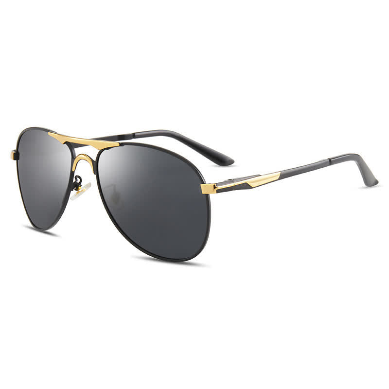 Polarisierte Sonnenbrille aus Metall zum Autofahren und Angeln