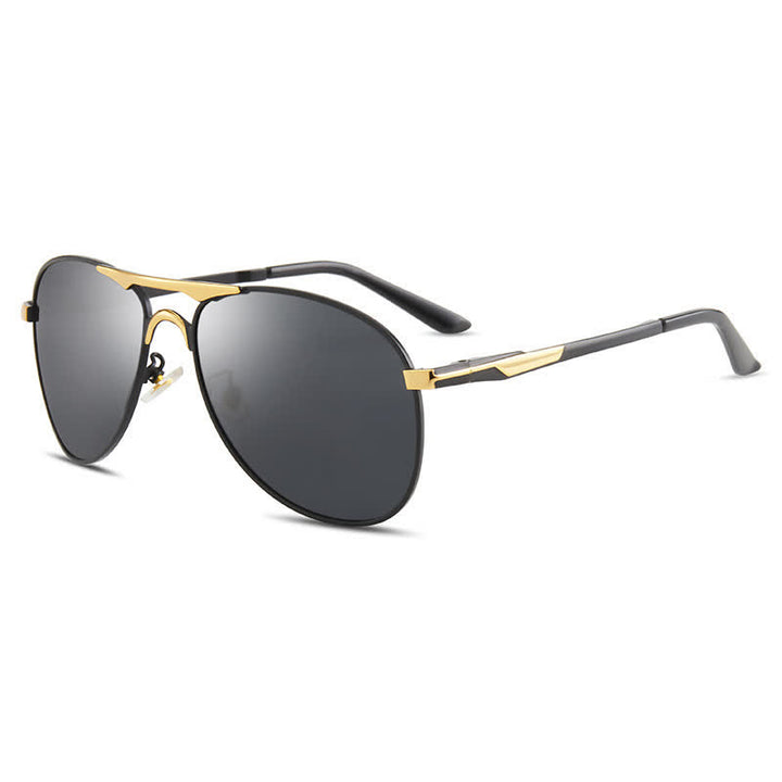 Polarisierte Sonnenbrille aus Metall zum Autofahren und Angeln