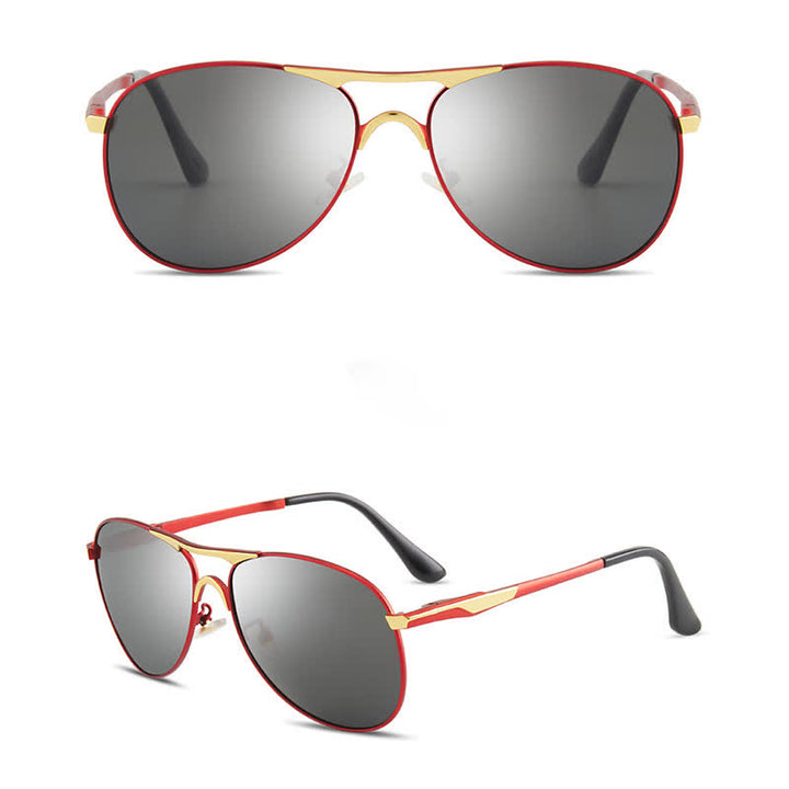 Polarisierte Sonnenbrille aus Metall zum Autofahren und Angeln