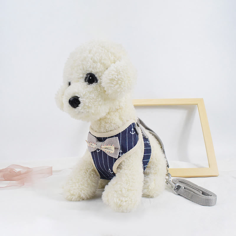 Hunde-/Katzenfliege, Spazierweste, Hundegeschirr, Leine, Set