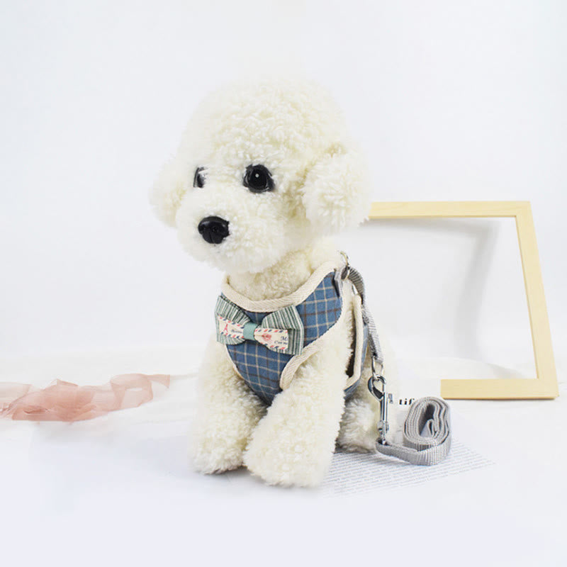 Hunde-/Katzenfliege, Spazierweste, Hundegeschirr, Leine, Set