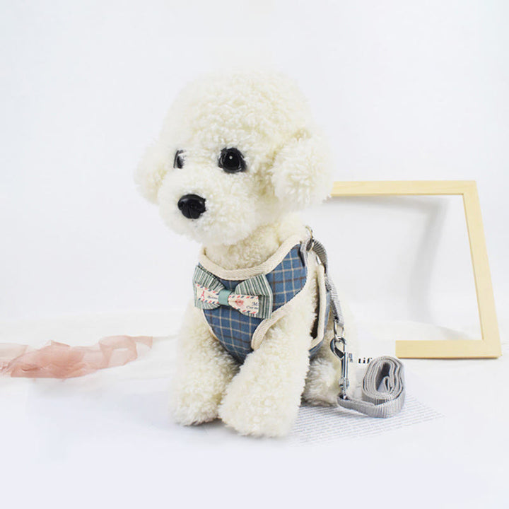 Hunde-/Katzenfliege, Spazierweste, Hundegeschirr, Leine, Set