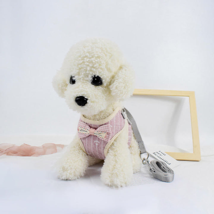 Hunde-/Katzenfliege, Spazierweste, Hundegeschirr, Leine, Set