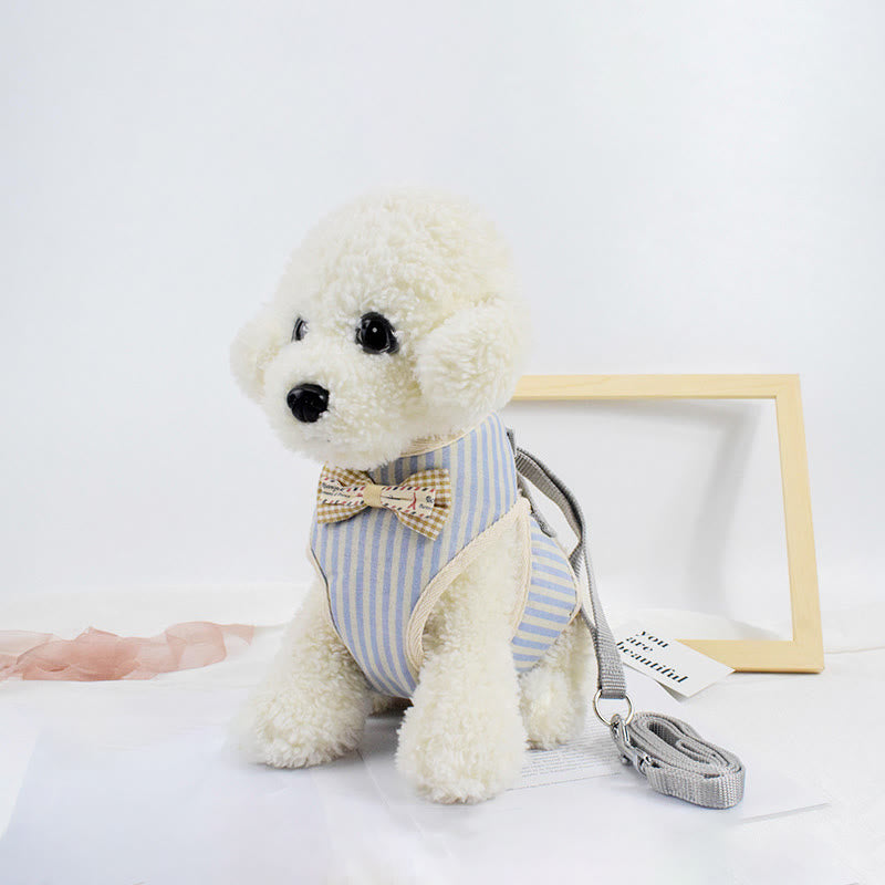 Hunde-/Katzenfliege, Spazierweste, Hundegeschirr, Leine, Set