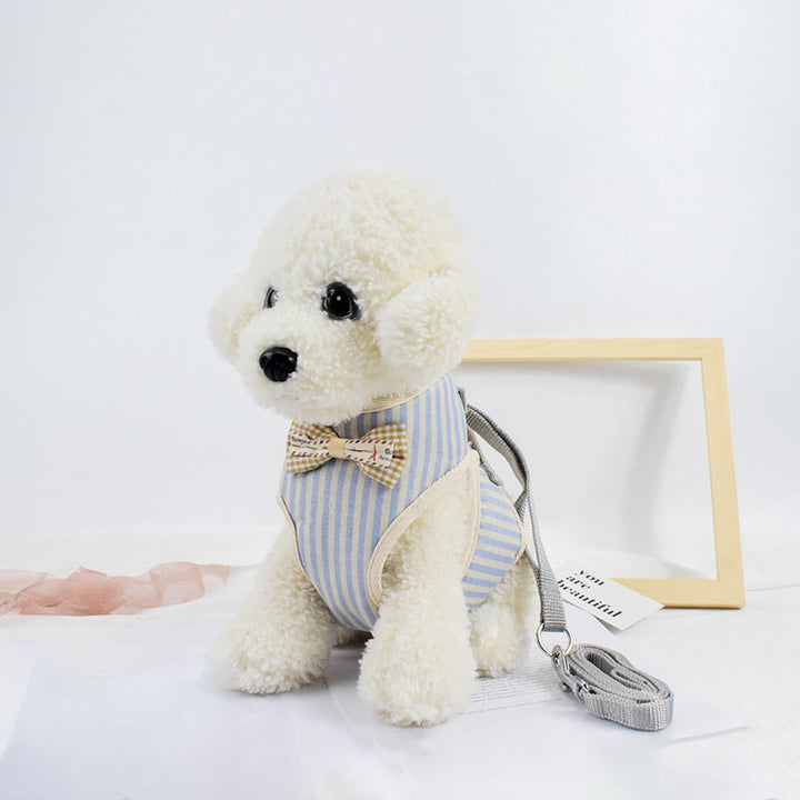 Hunde-/Katzenfliege, Spazierweste, Hundegeschirr, Leine, Set