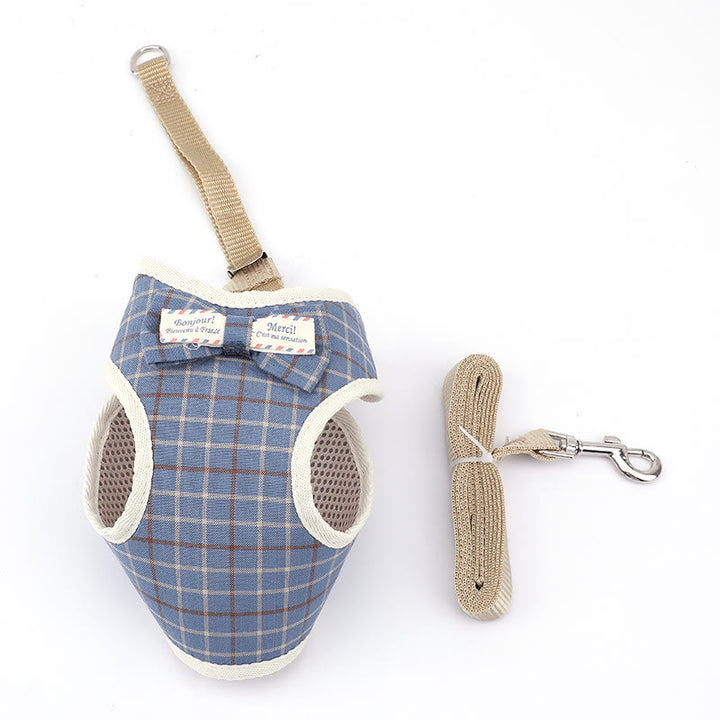 Hunde- und Katzen-Fliege, Trainingsweste, Hundegeschirr, Leine, Set