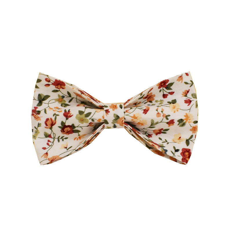 Floral Pet Verstellbares Hundehalsband mit Fliege und Leine