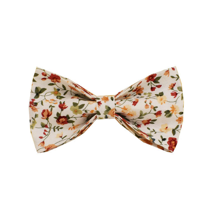 Floral Pet Verstellbares Hundehalsband mit Fliege und Leine