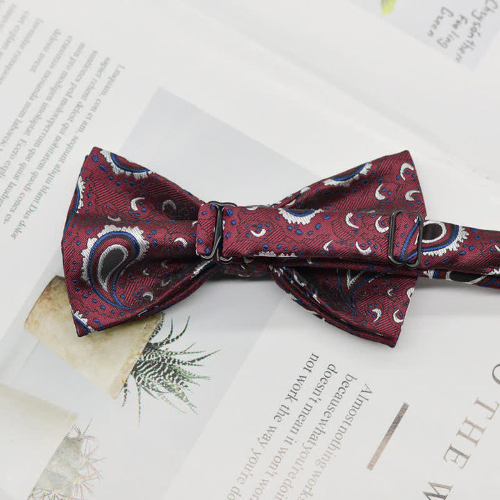 Elegante Fliege für Herren mit Paisley-Vintage-Kunstmuster