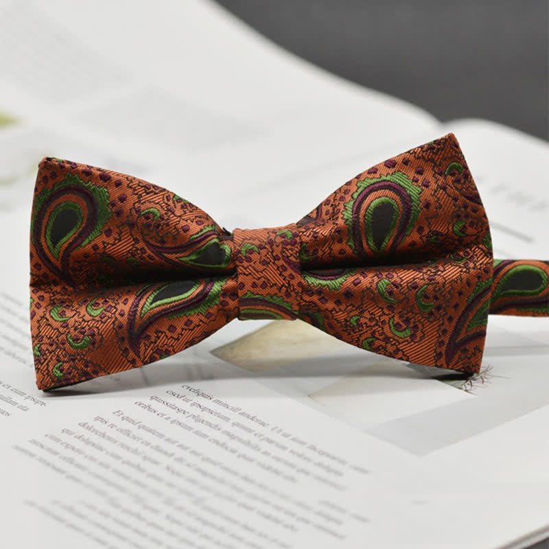 Elegante Fliege für Herren mit Paisley-Vintage-Kunstmuster