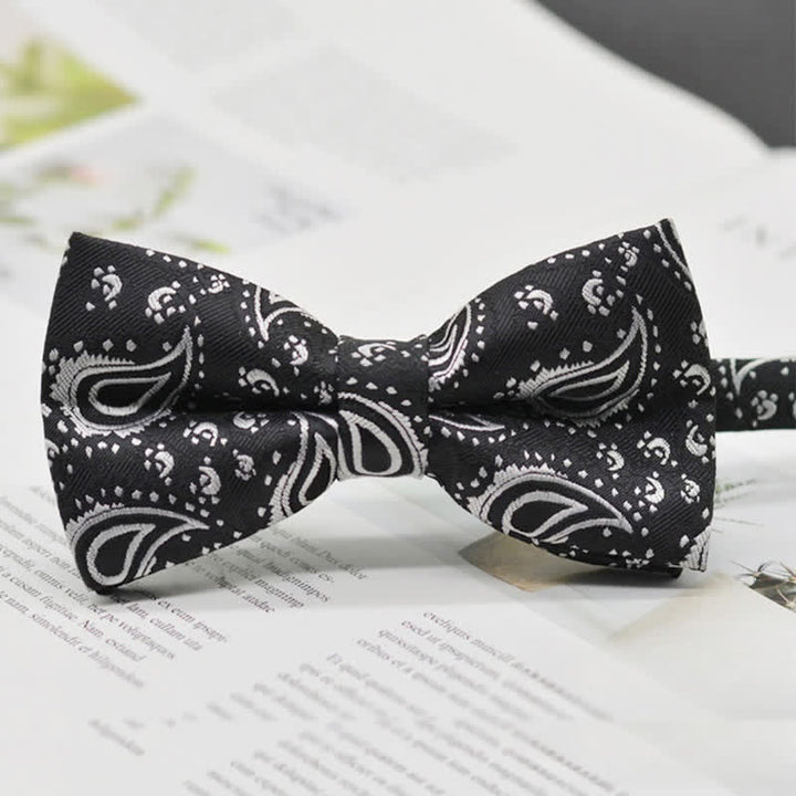 Elegante Fliege für Herren mit Paisley-Vintage-Kunstmuster