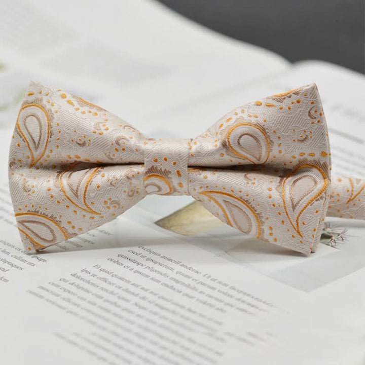 Elegante Fliege für Herren mit Paisley-Vintage-Kunstmuster