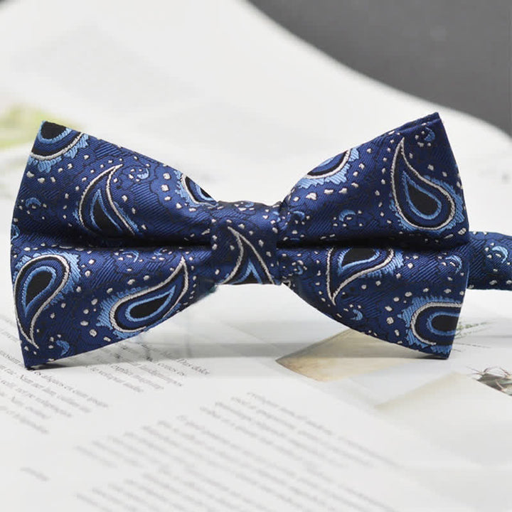 Elegante Fliege für Herren mit Paisley-Vintage-Kunstmuster