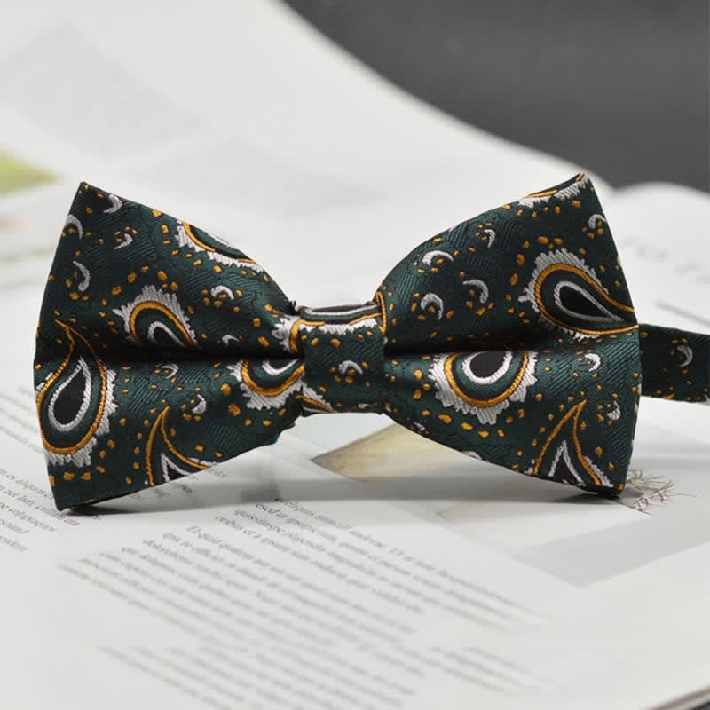 Elegante Fliege für Herren mit Paisley-Vintage-Kunstmuster