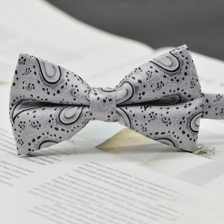 Elegante Fliege für Herren mit Paisley-Vintage-Kunstmuster