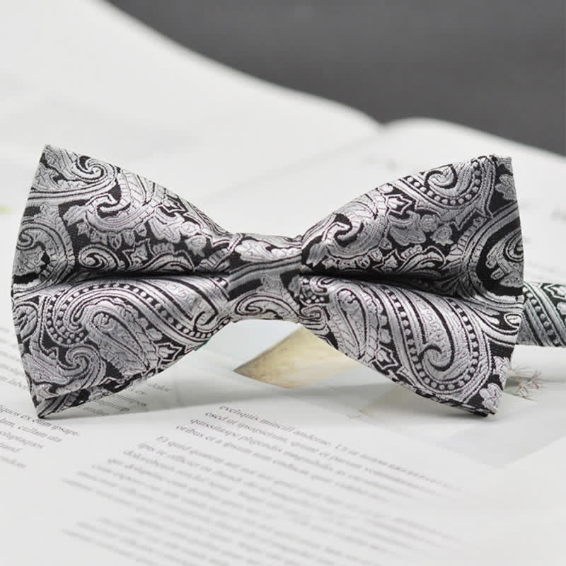 Elegante Fliege für Herren mit Paisley-Vintage-Kunstmuster