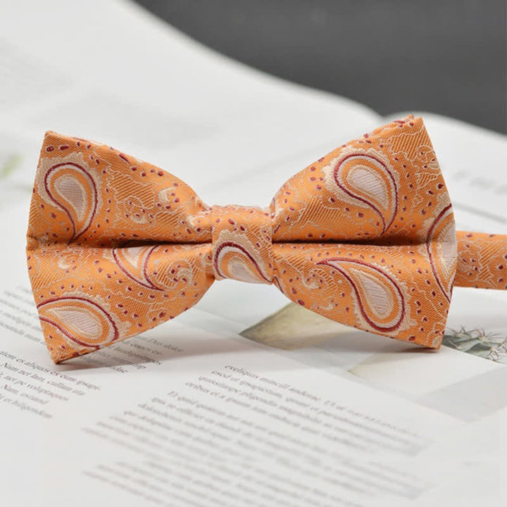 Elegante Fliege für Herren mit Paisley-Vintage-Kunstmuster