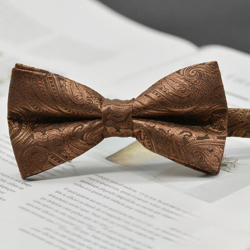 Elegante Fliege für Herren mit Paisley-Vintage-Kunstmuster
