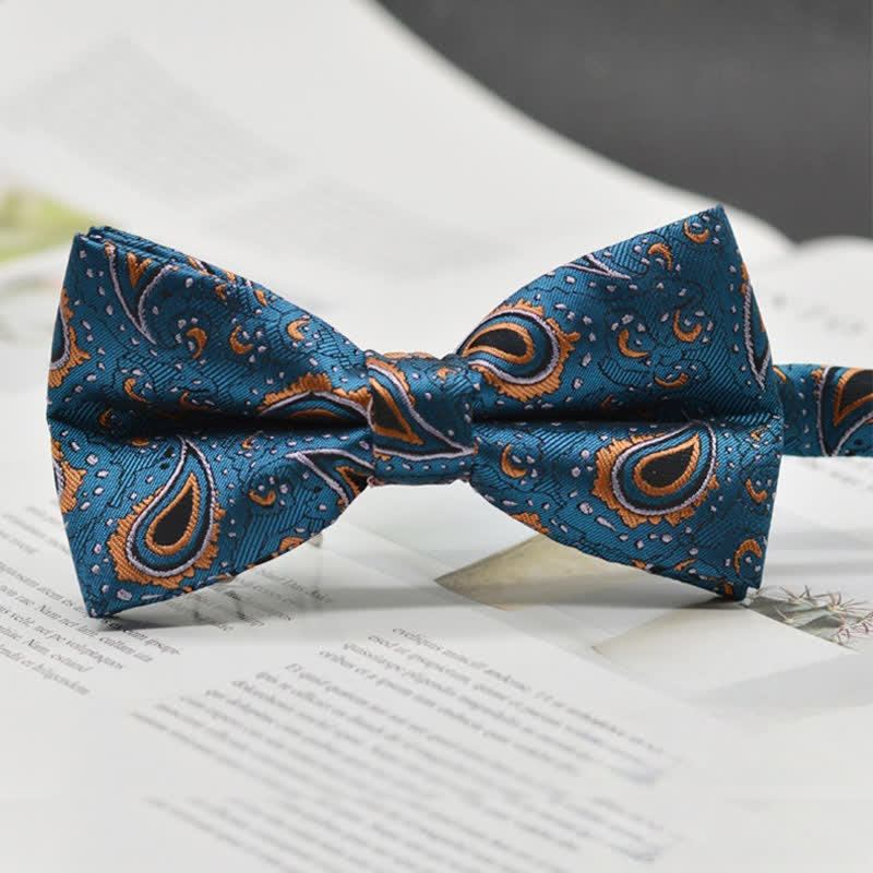 Elegante Fliege für Herren mit Paisley-Vintage-Kunstmuster