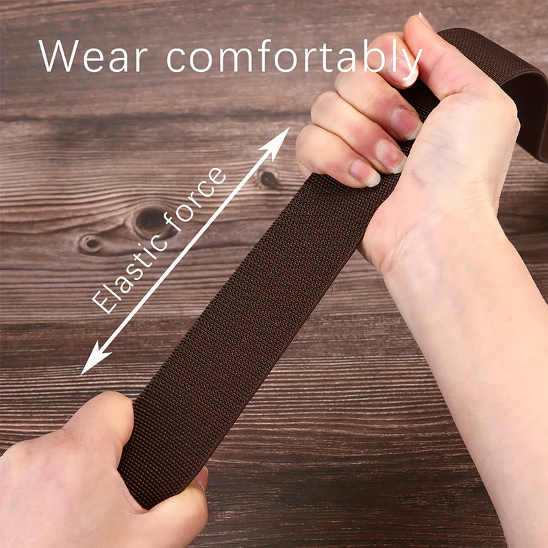 Herrengürtel aus Stretch-Nylon mit Magnetschnalle