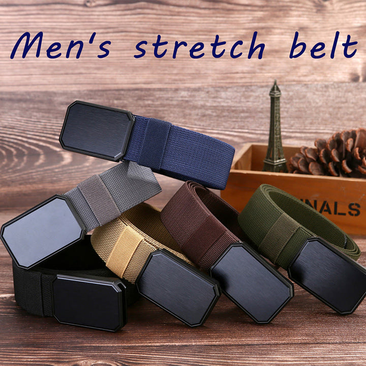 Herrengürtel aus Stretch-Nylon mit Magnetschnalle