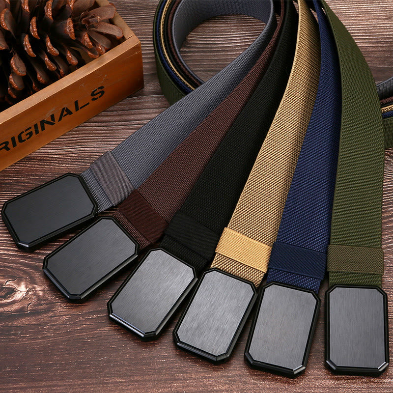 Herrengürtel aus Stretch-Nylon mit Magnetschnalle