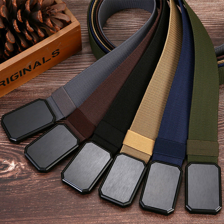 Herrengürtel aus Stretch-Nylon mit Magnetschnalle
