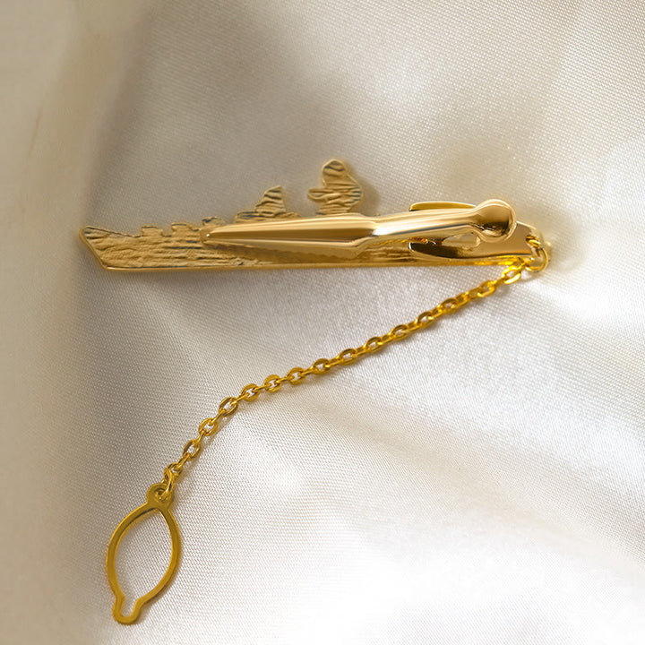 Kriegsschiffform mit Anker-Krawattenklammer für Anzug - image 1