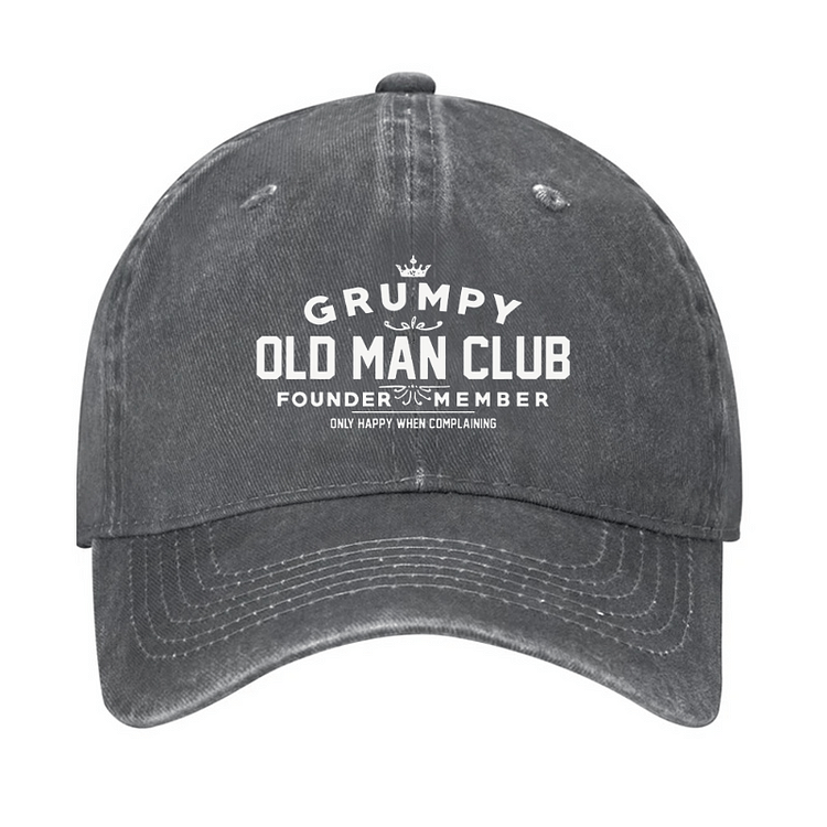 Grumpy Old Man Club Verstellbare Baseballkappe