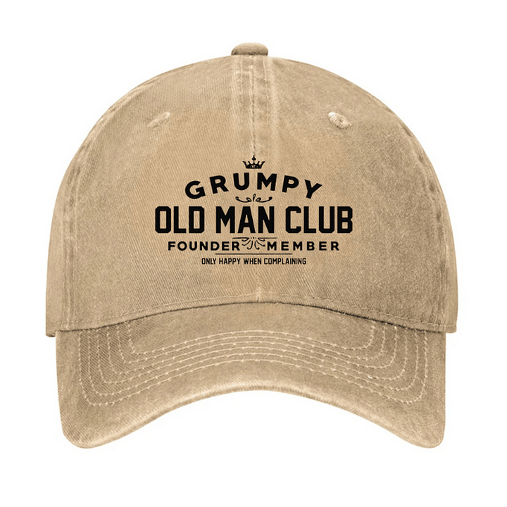 Grumpy Old Man Club Verstellbare Baseballkappe