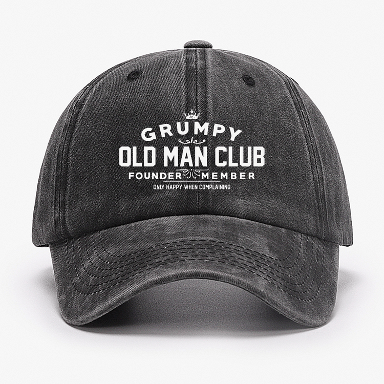 Grumpy Old Man Club Verstellbare Baseballkappe