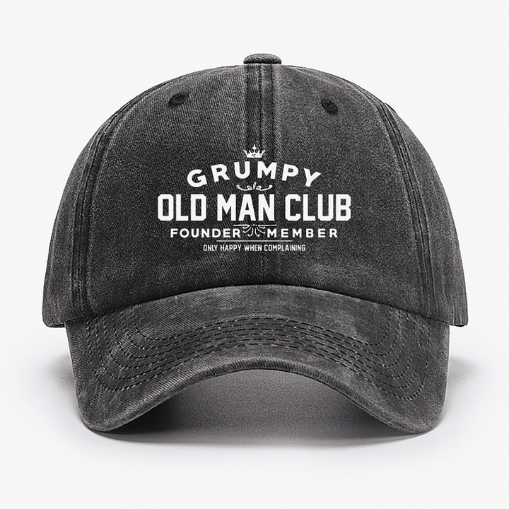 Grumpy Old Man Club Verstellbare Baseballkappe