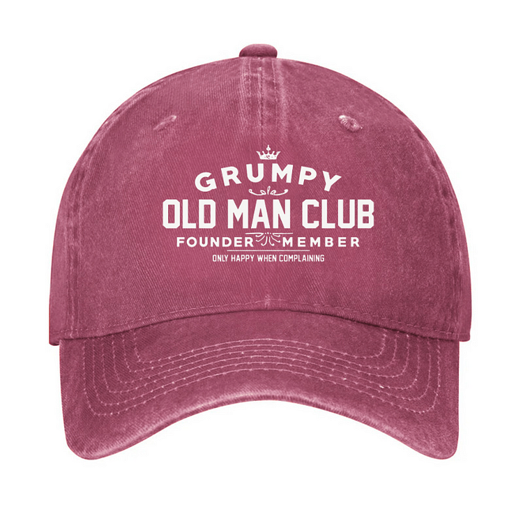 Grumpy Old Man Club Verstellbare Baseballkappe