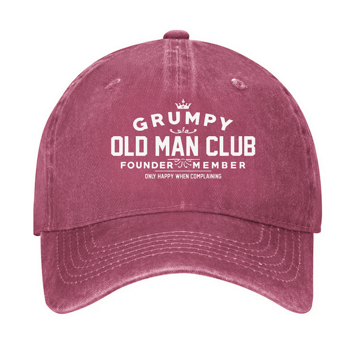 Grumpy Old Man Club Verstellbare Baseballkappe
